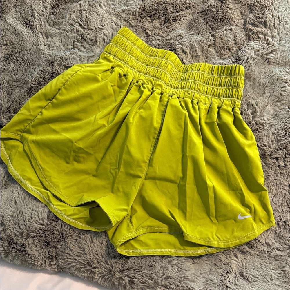 Nike Vibrant Green Women's Athletic Shorts